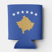 Kosovaarse vlag blikjeskoeler (Achterkant)