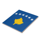Kosovaarse vlag tegeltje (Zijkant)