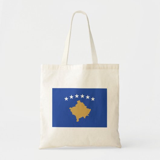 Kosovaarse vlag tote bag (Voorkant)