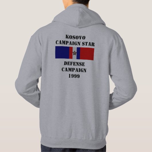 KOSOVO DEFENSE CAMPAIGN HOODIE (Achterkant)