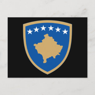 kosovo embleem briefkaart