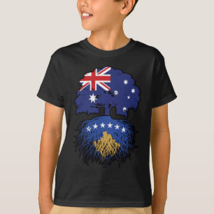 Kosovo Kosovar Australian Australia Tree Roots T-shirt