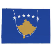 Kosovo-vlag Groot Cadeauzakje (Achterkant)
