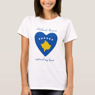 Kosovo Vlag Hartendief T-Shirt