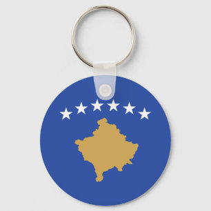 Kosovo-vlag Sleutelhanger