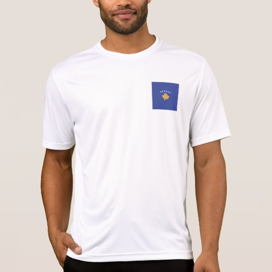 Kosovo vlag t-shirt (Voorkant)