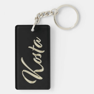 Kosta Name whitegold Porte-clés