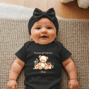 Kostbaar Geschenk van God Teddibeer Pasgeborene Romper