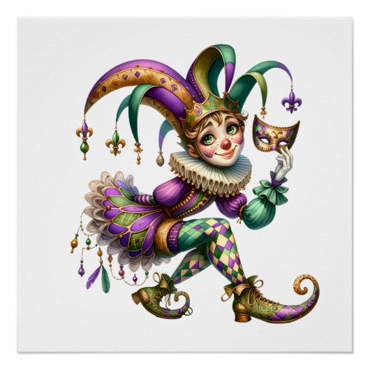 kostbaar nar-thema perfect poster (Voorkant)