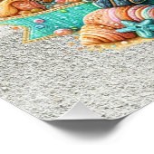 kostbaar Zee schildpad thema Perfect Poster (Hoek)