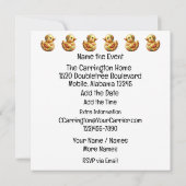 Kostbare Baby Dieren Thema - Uitnodiging (Achterkant)