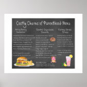 Kostbare charmes van het ouderschap menu poster (Voorkant)