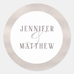 kostbare parel Monogram Sticker