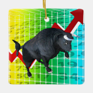 Kosten bull Market Run Keramisch Ornament