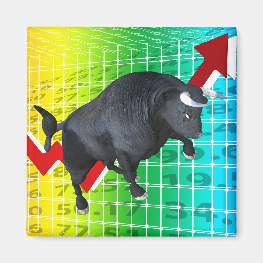 Kosten bull Market Run Magneet (Voorkant)