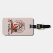 Kosten voor de kerstman bagagelabel (Voorkant horizontaal)