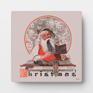 Kosten voor de kerstman fotoplaat