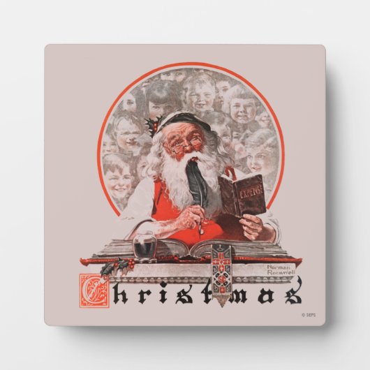 Kosten voor de kerstman fotoplaat (Voorkant)