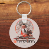 Kosten voor de kerstman sleutelhanger (Voorkant)