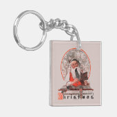 Kosten voor de kerstman sleutelhanger (Voorkant Links)