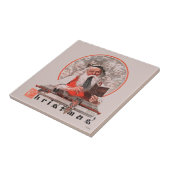 Kosten voor de kerstman tegeltje (Zijkant)