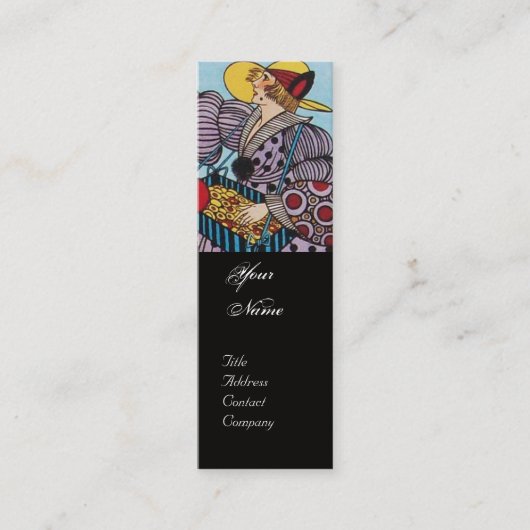 KOSTENONTWERPEN VOOR SPRINGVOEDING / BEAUTY-MODE MINI VISITEKAARTJE (Voorkant)
