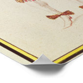 kostumeontwerp voor mannelijke danseres, c.1660 poster (Hoek)