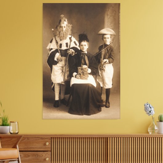  kostumePartij Stretted Canvas Print (Insitu (Woonkamer))