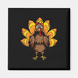 Kostuum Thanksgiving Dag Cute Herfst herfst Turkij Magneet