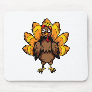 Kostuum Thanksgiving Dag Cute Herfst herfst Turkij Muismat