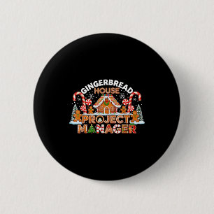 Kostuum voor man van gemberkoek, project voor gemb ronde button 5,7 cm