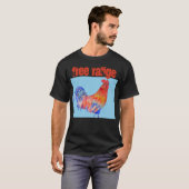 Kostuum Waterverf Rooster T-shirt (Voorkant volledig)