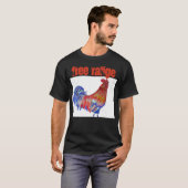 Kostuum Waterverf Rooster T-shirt (Voorkant volledig)