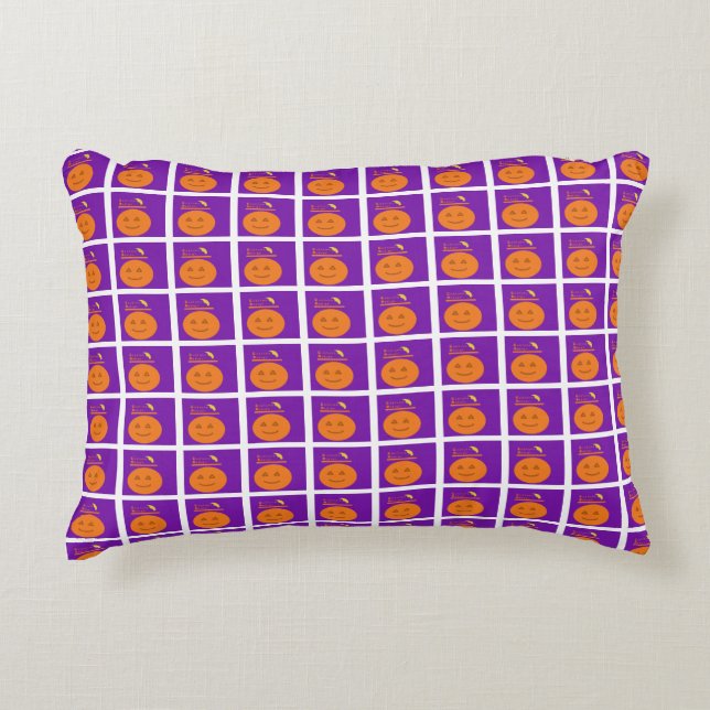 Kostuumontwerp Pompoen Accent Pillow Accent Kussen (Voorkant)