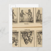 kostuums briefkaart (Voorkant / Achterkant)