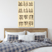 kostuums canvas afdruk (Insitu (Slaapkamer))