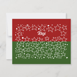 Köszi Casual Hongaarse Hartelijk dank Bedankkaart