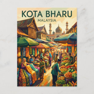 Kota Bharu Maleisië Briefkaart