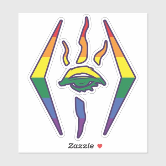 KOTD Pride logo Sticker (Vel)