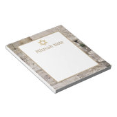 Kotel Jerusalem Stone Mitzvah Notes Bloc-notes (Incliné)