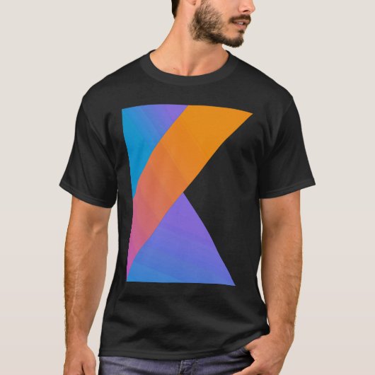 Kotlin Code Web Developer Front End Developer T-shirt (Voorkant)