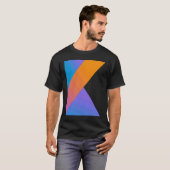 Kotlin Code Web Developer Front End Developer T-shirt (Voorkant volledig)