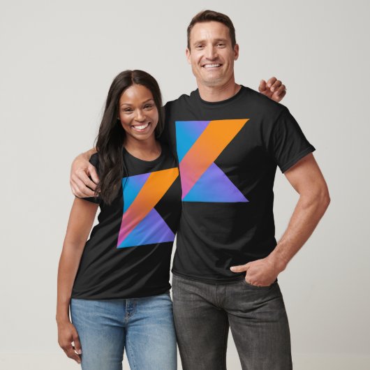 Kotlin logo t-shirt for Kotlin programmers Classic (Unisex)
