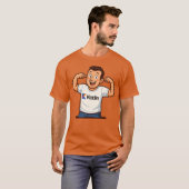 Kotlin Programmer Cartoon T-Shirt (Voorkant volledig)