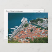 Kotor in Montenegro Briefkaart (Voorkant / Achterkant)