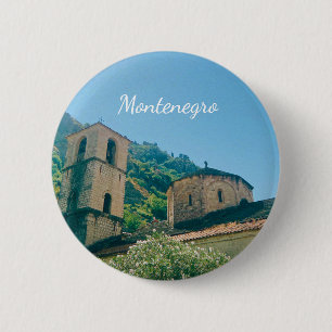 Kotor, Montenegro - Reis souvenir Ronde Button 5,7 Cm