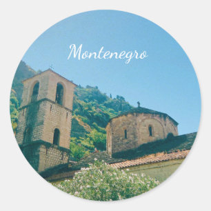 Kotor, Montenegro - Reis souvenir Ronde Sticker
