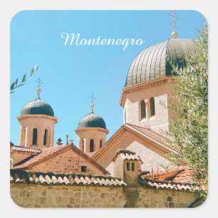 Kotor, Montenegro reis souvenir Vierkante Sticker