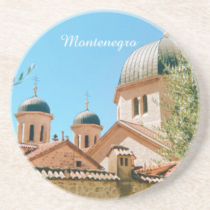 Kotor, Montenegro reis souvenir Zandsteen Onderzetter