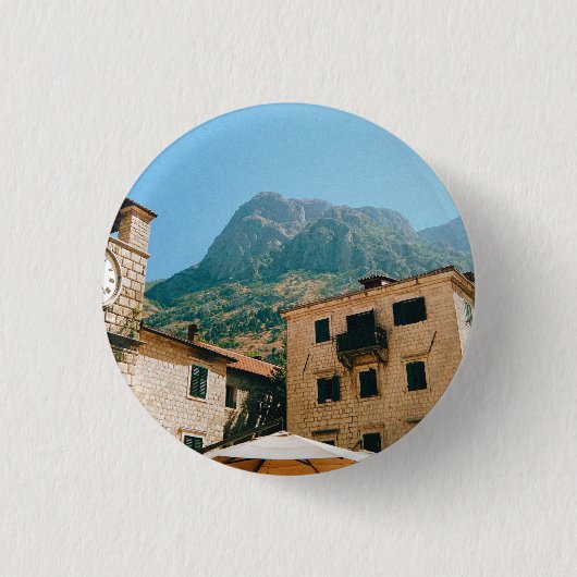 Kotor - Montenegro Ronde Button 3,2 Cm (Voorkant)